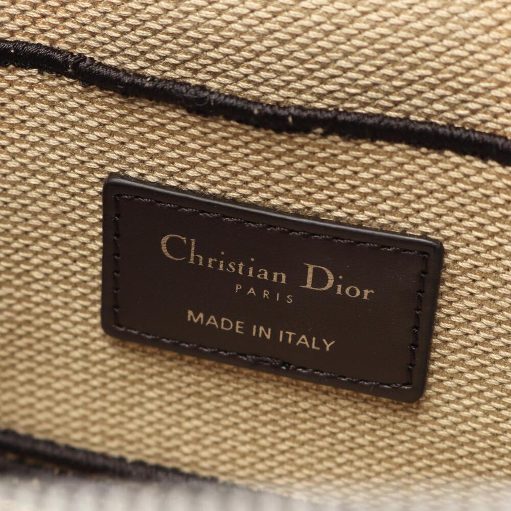 Dior Vanity TRAVEL Handbag Beige Canvas Black Tan - Picture 4 of 8